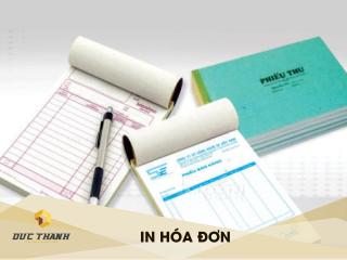 Dịch vụ in mẫu hóa đơn bán lẻ giá rẻ, lấy nhanh tại Hà Nội