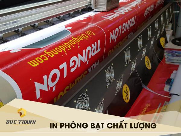 In bạt quảng cáo, bạt Hiflex theo yêu cầu tại Hà Nội