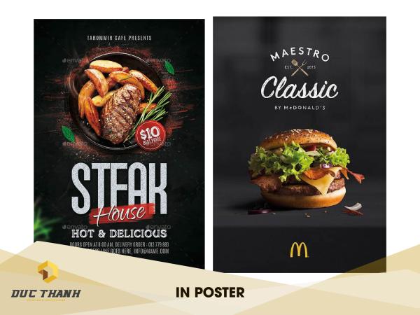 In poster quảng cáo tại Hà Nội, giá rẻ, lấy liền