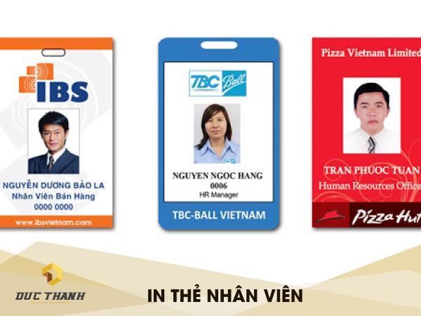 In thẻ nhân viên, dây đeo thẻ chuyên nghiệp tại Hà Nội