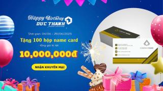 Kỷ niệm sinh nhật In Đức Thành – Tưng bừng ưu đãi tháng 6