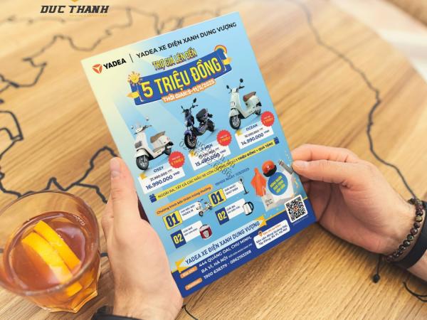 Báo giá in tờ rơi A4, A5, A6 giá rẻ tại Hà Nội
