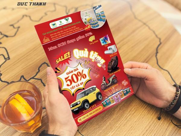Báo giá in tờ rơi A4, A5, A6 giá rẻ tại Hà Nội