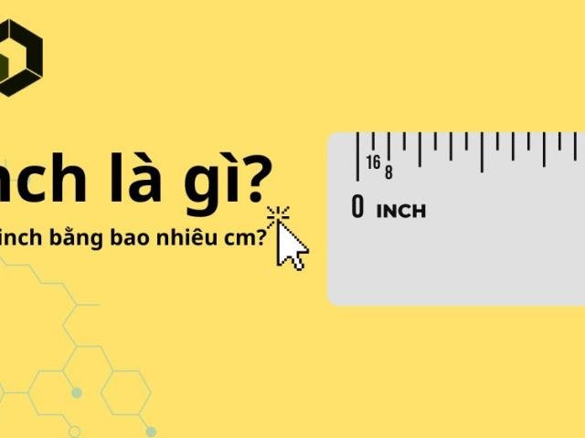 Inch là gì? Một inch bằng bao nhiêu cm?