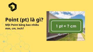 Point (pt) là gì? Một Point bằng bao nhiêu mm, cm, inch?