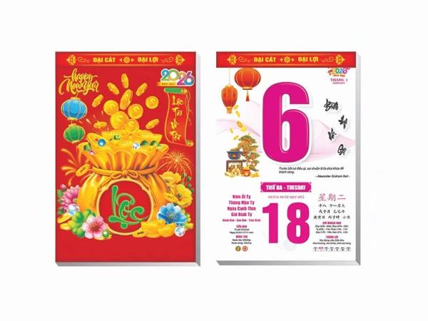 In Lịch Bloc Giá Rẻ - Mẫu mới nhất 2026 tại Hà Nội