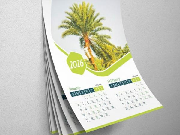 In lịch treo tường giá rẻ – Quà tặng doanh nghiệp Tết 2026