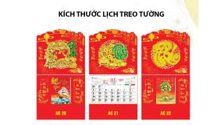 Kích thước lịch treo tường phổ biến & cách chọn chuẩn nhất 2026