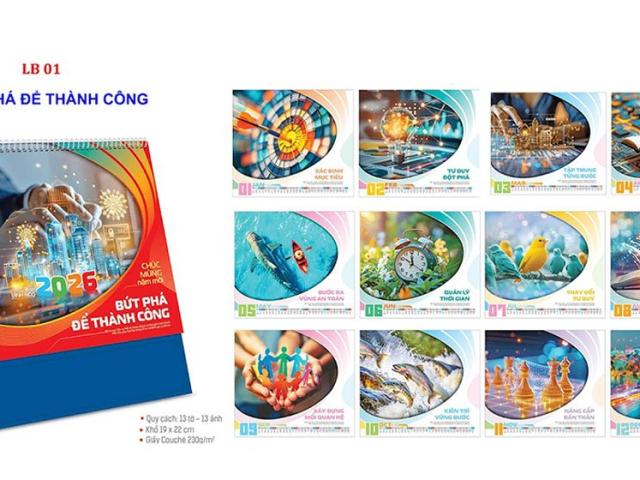 Tổng hợp 50+ mẫu lịch để bàn làm việc đẹp và mới nhất 2026