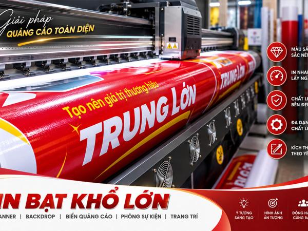 In bạt quảng cáo, bạt Hiflex theo yêu cầu tại Hà Nội