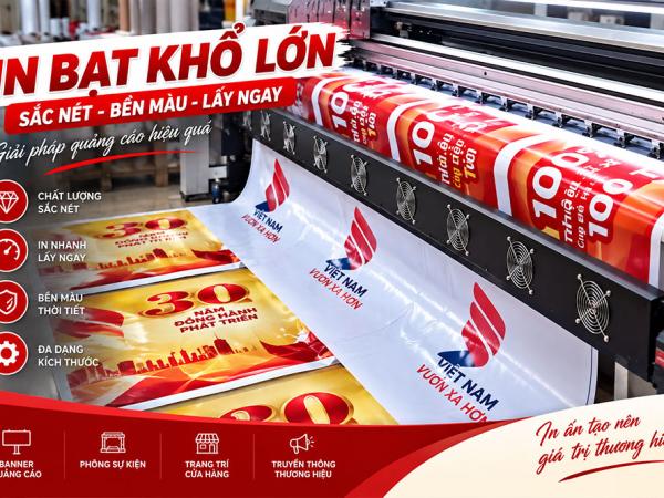 In bạt quảng cáo, bạt Hiflex theo yêu cầu tại Hà Nội