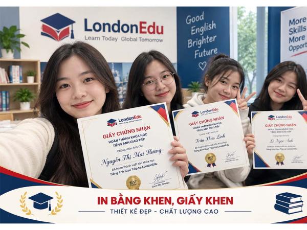 Xưởng in bằng khen, giấy khen, giấy chứng nhận Hà Nội