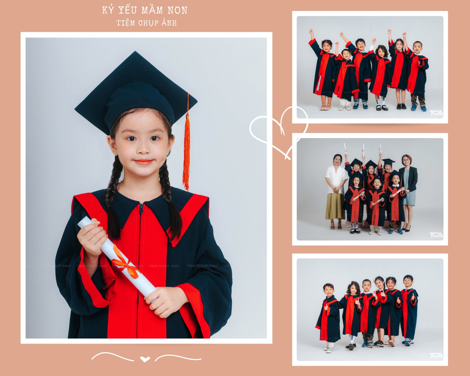 In kỷ yếu trường mầm non