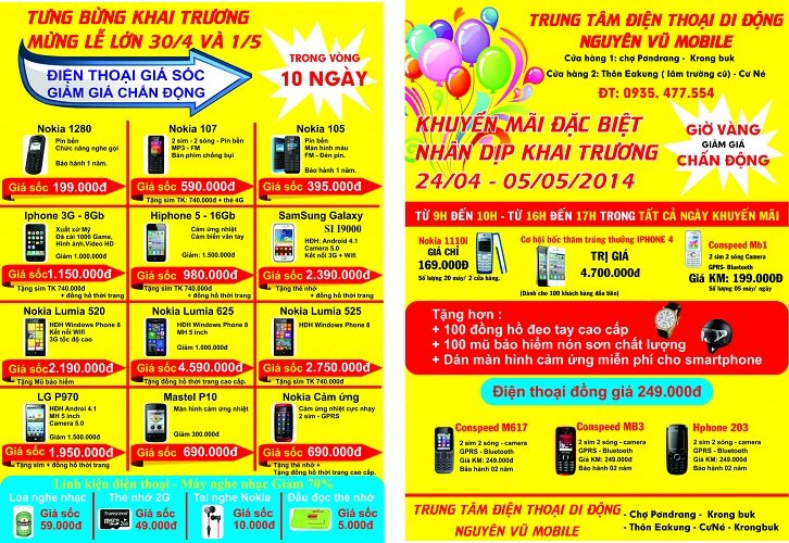poster dạng tờ rơi