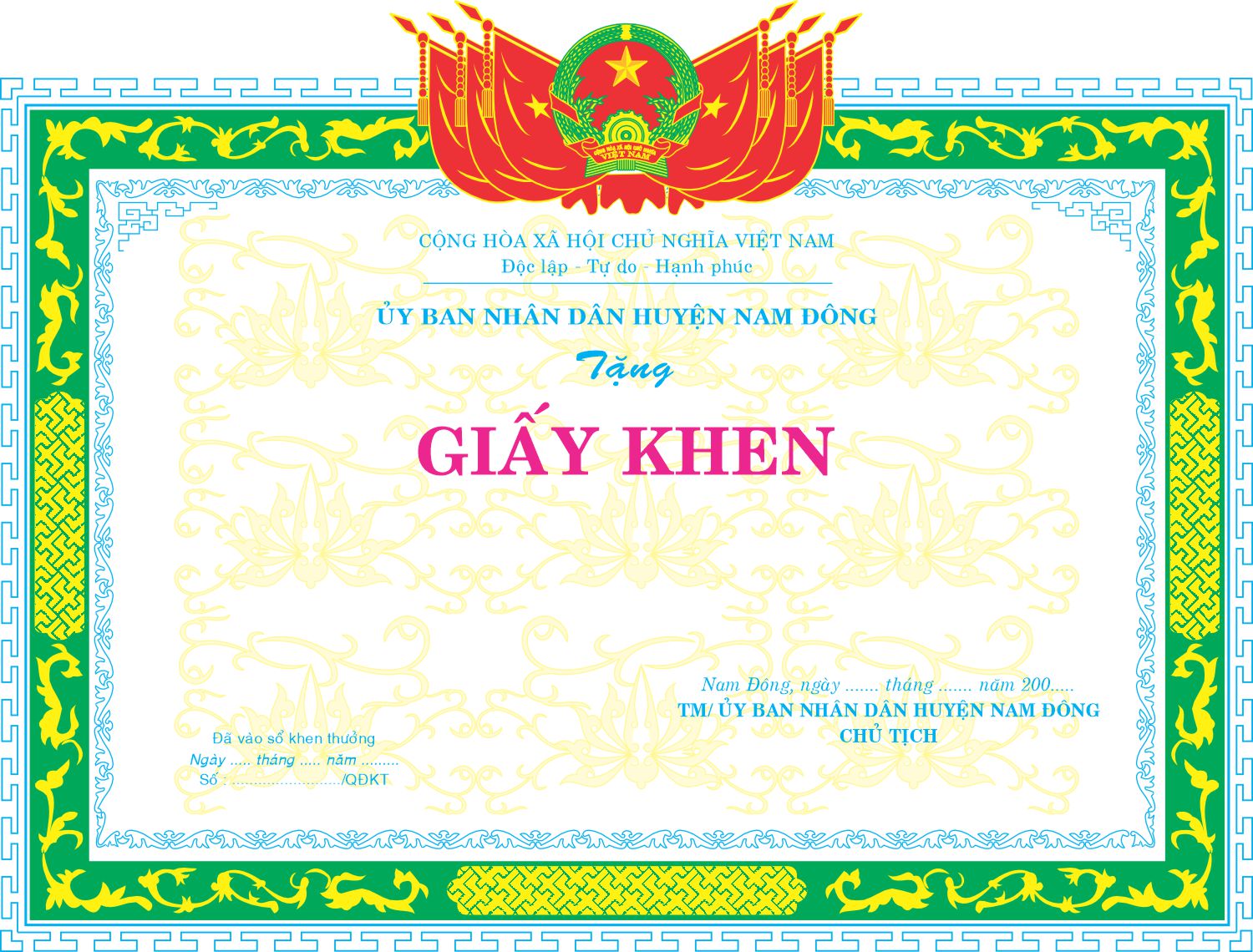 bán phôi giấy khen giá rẻ