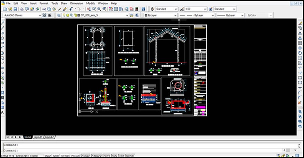 Hướng dẫn cách in kích thước khổ giấy A2 trong AutoCAD