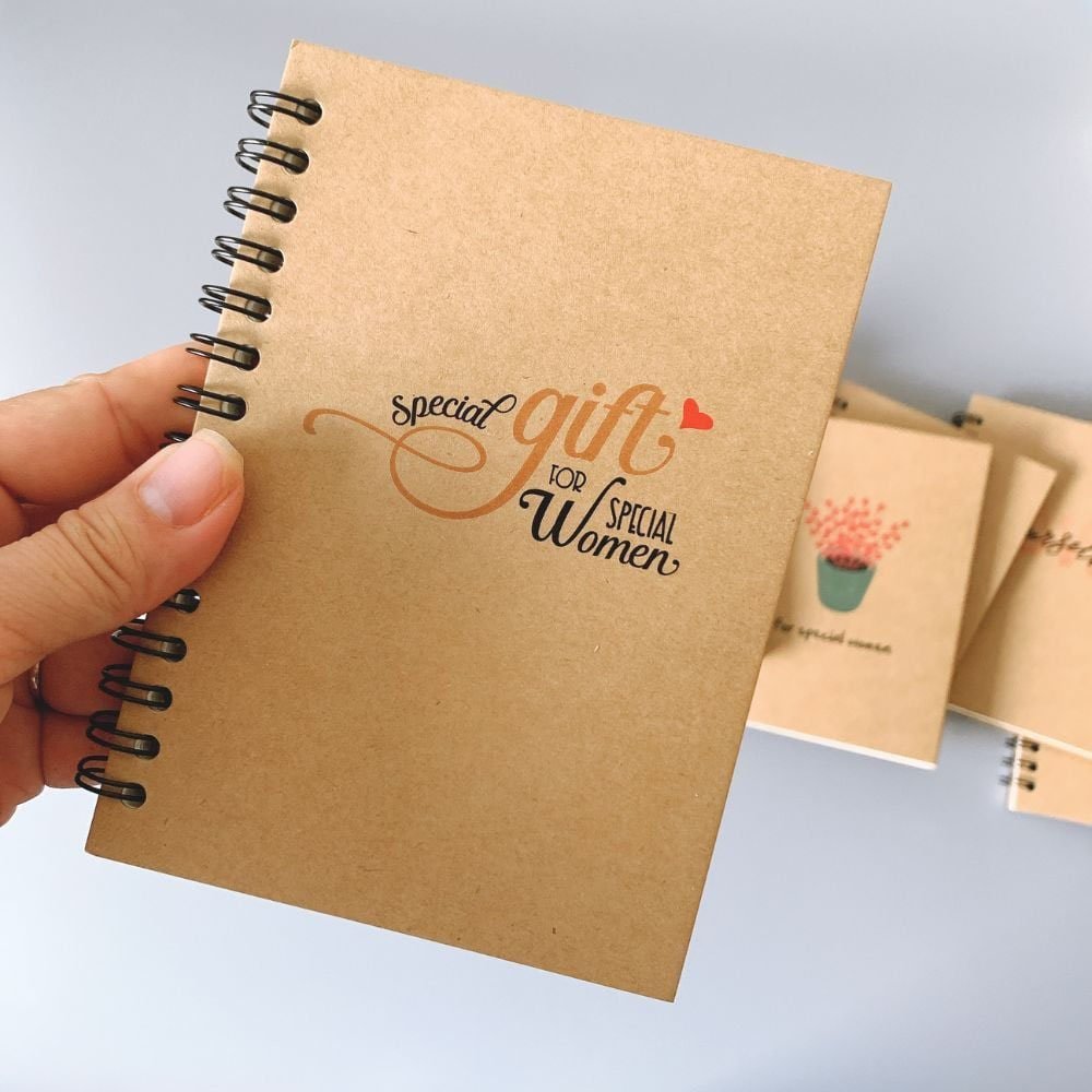 In sổ tay và sổ ghi chép khổ giấy a6