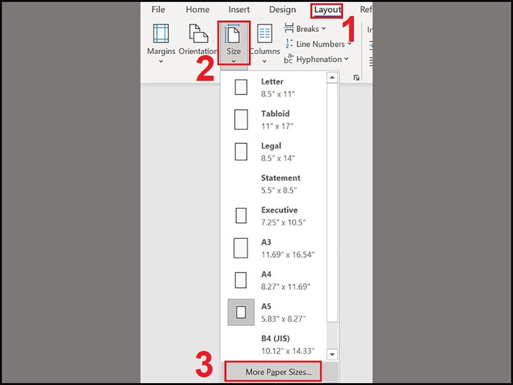 Tùy chỉnh size khổ giấy A7