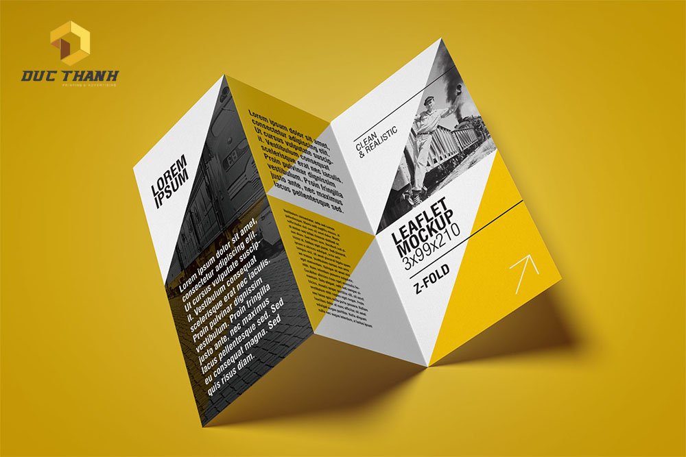 In Brochure Z-Fold (Gấp chữ Z)