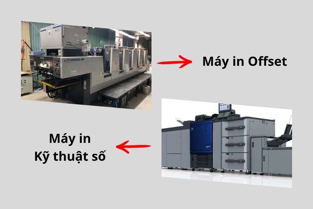 Nên dùng công nghệ in offset hay in kỹ thuật số?
