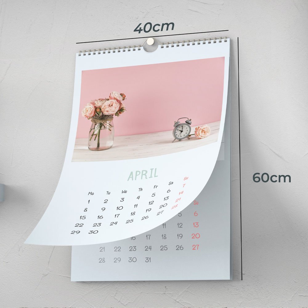 Phân loại lịch treo tường theo kích thước