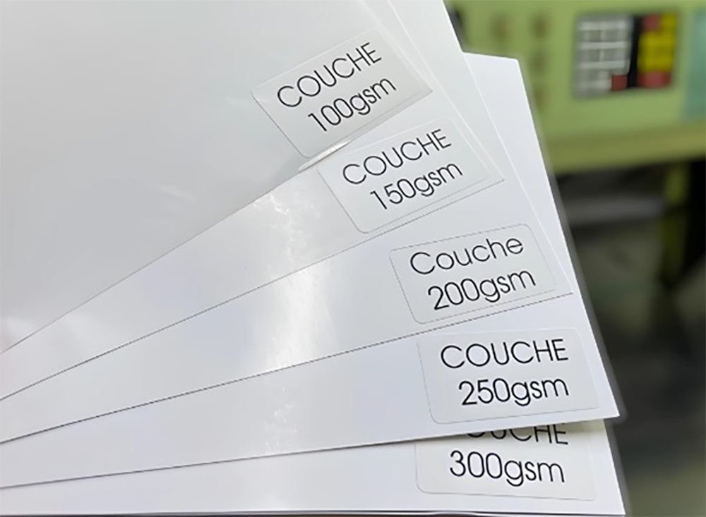 Giấy Couche in lịch bloc
