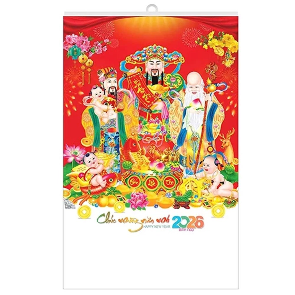 Kích thước lịch nẹp thiếc