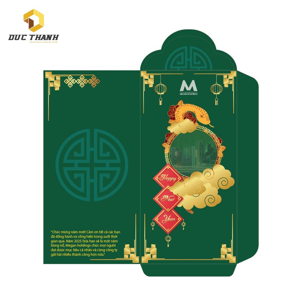 Bao lì xì in theo chủ đề độc quyền