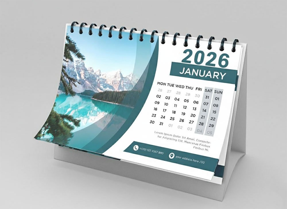 Cách chọn mẫu lịch để bàn phù hợp