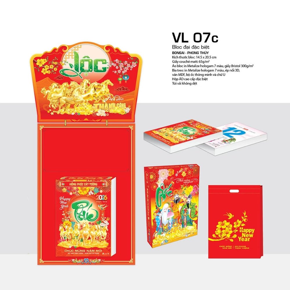 Lưu ý khi in lịch tết