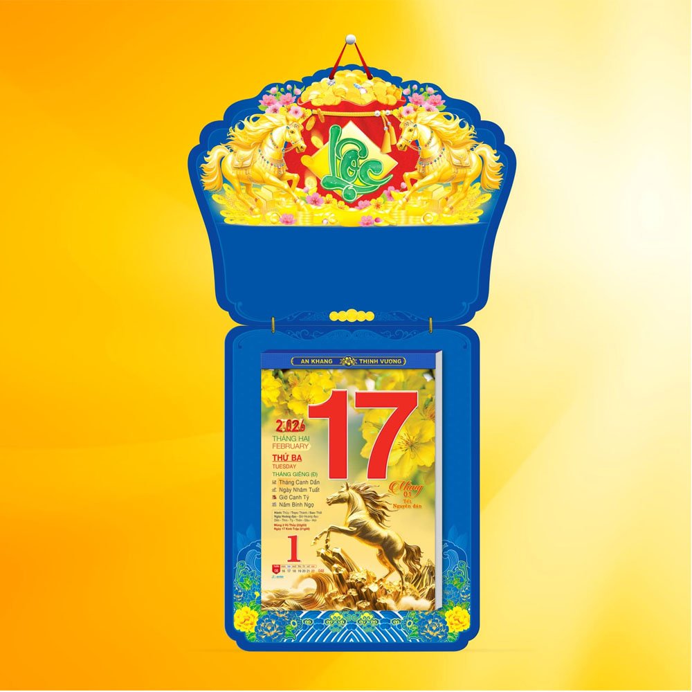 Mẫu lịch để bàn 4