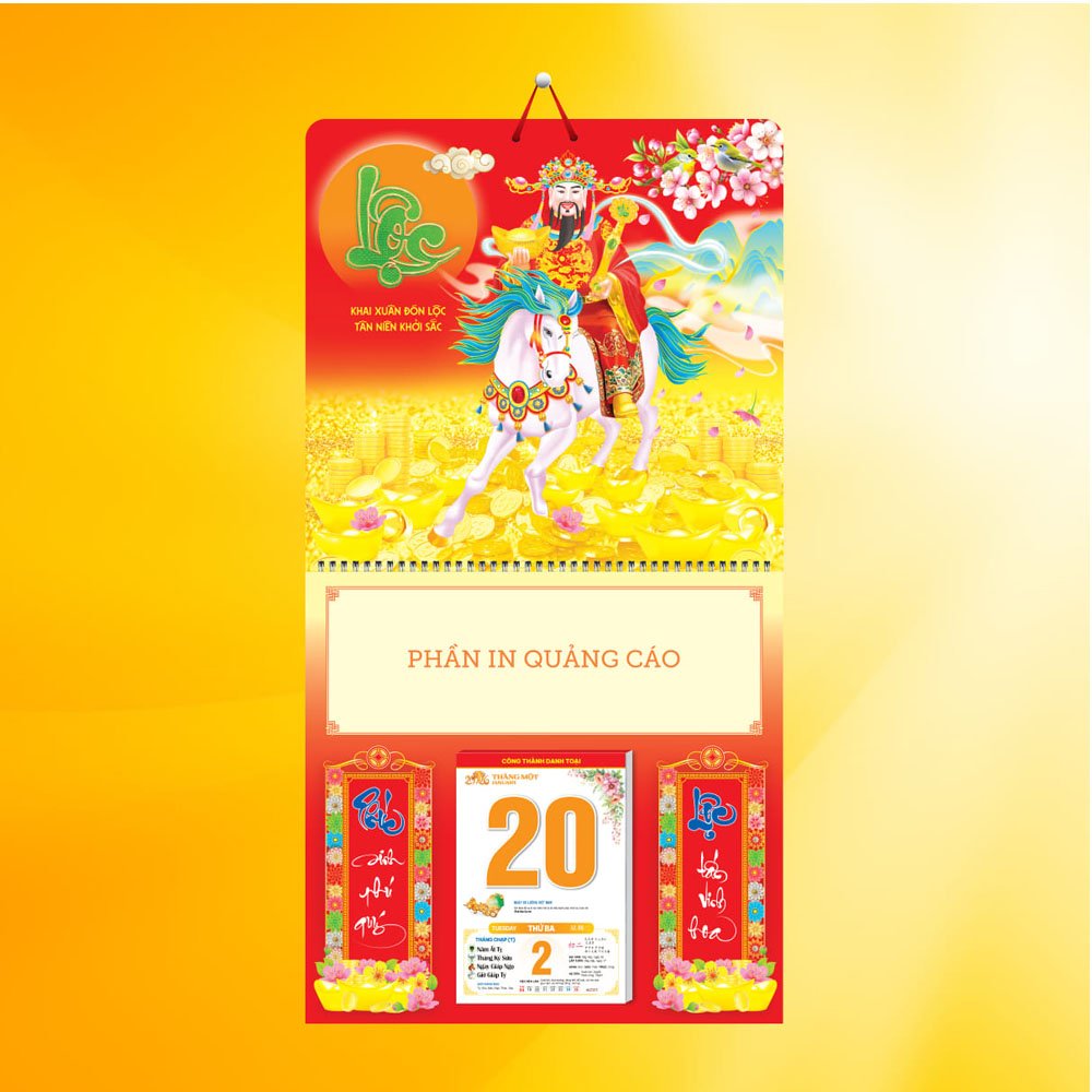 Mẫu lịch để bàn 3