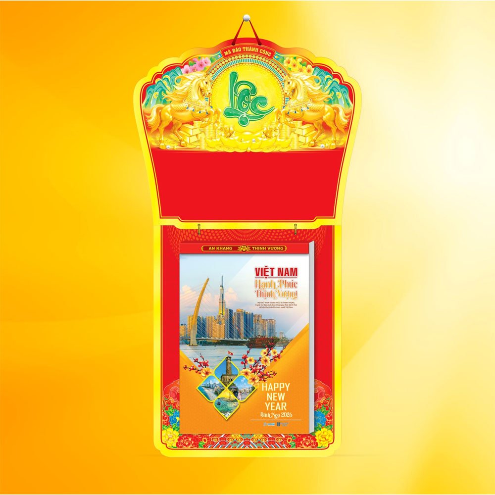 Mẫu lịch để bàn 9