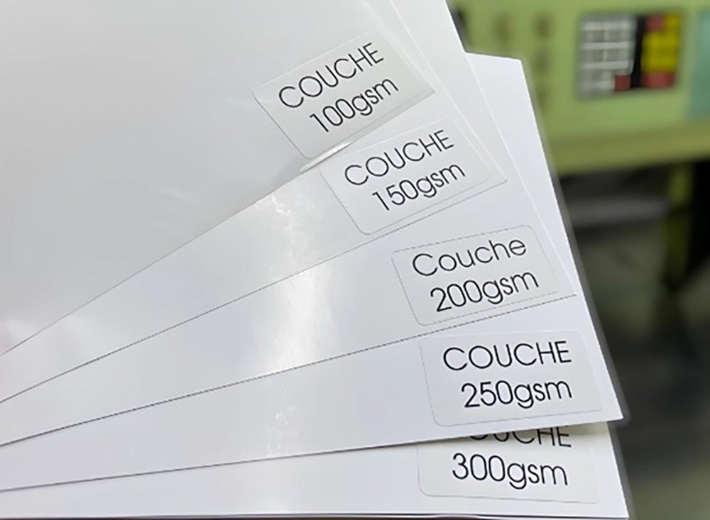 Giấy Couche in túi giấy đựng quà Tết