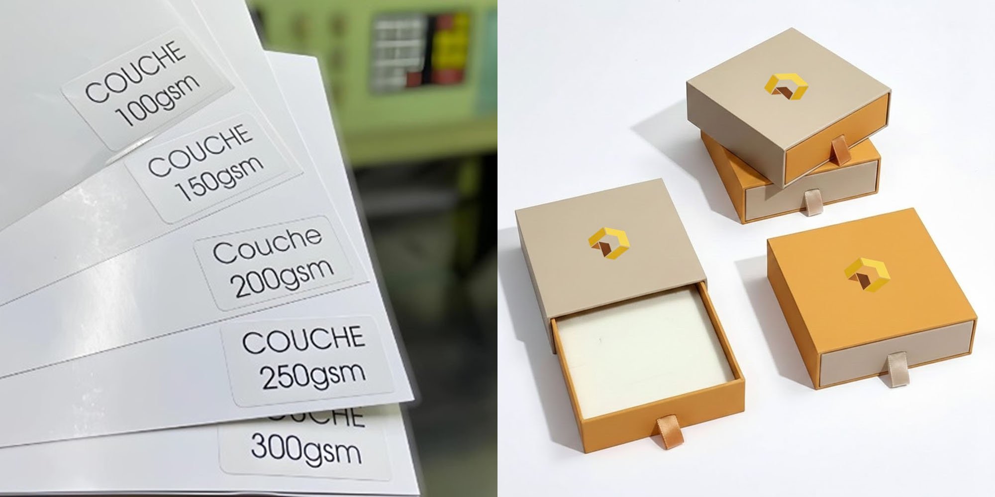 Giấy Couche in hộp giấy