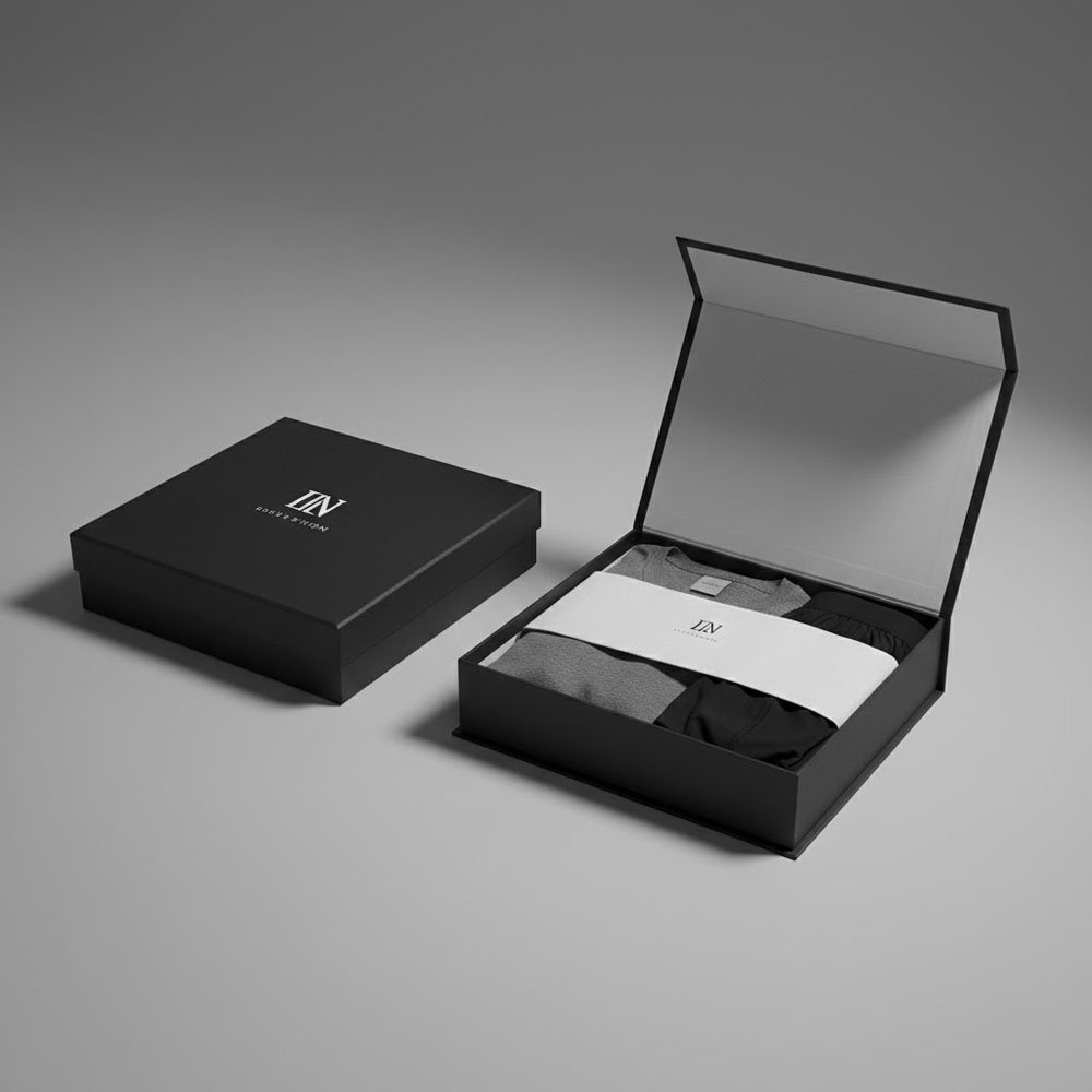 IN Hộp giấy cho shop thời trang – phụ kiện