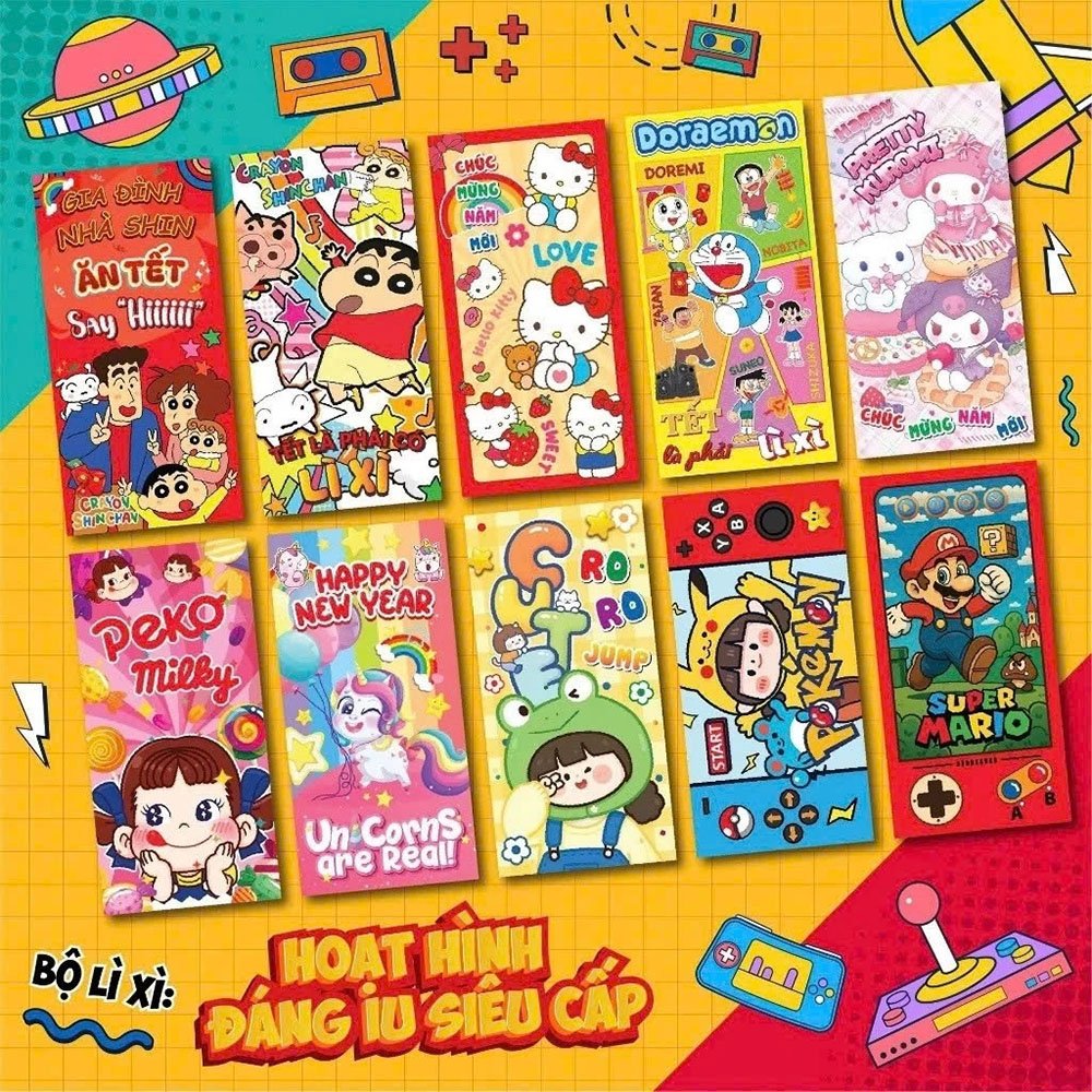 Mẫu bao lì xì Tết đẹp 39