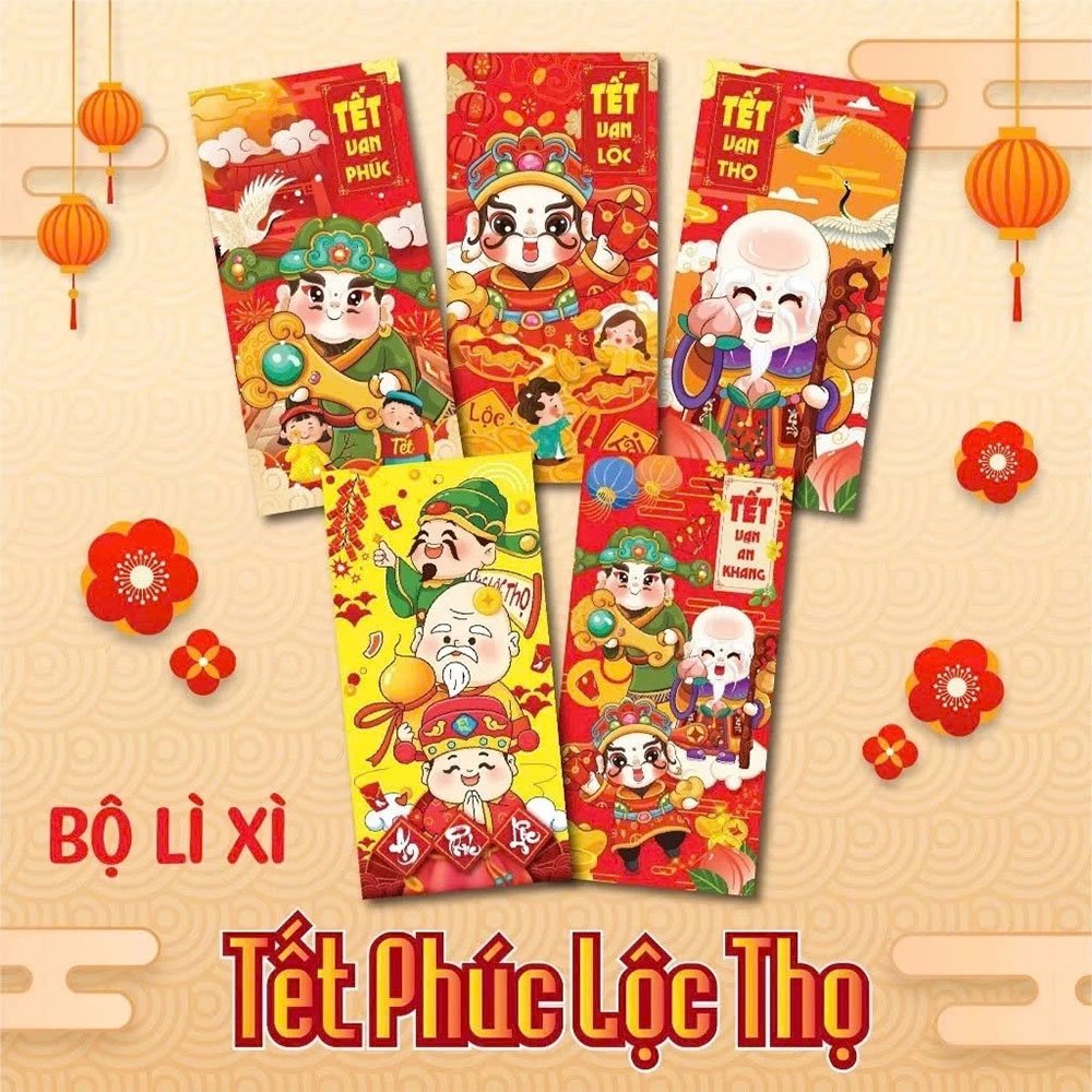 Mẫu bao lì xì Tết đẹp 27
