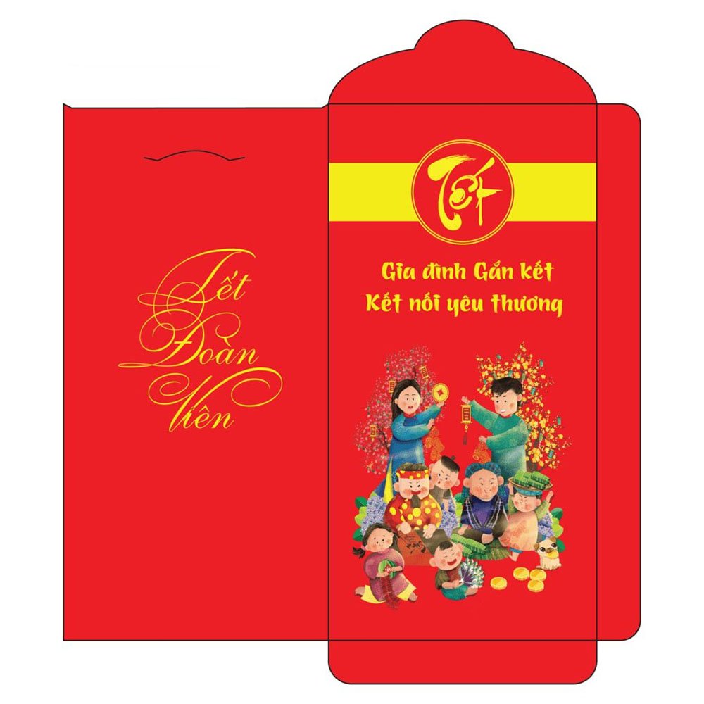 Mẫu bao lì xì Tết đẹp 12