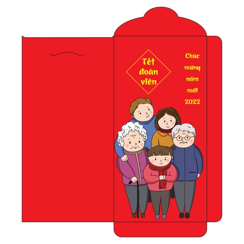 Mẫu bao lì xì Tết đẹp 11