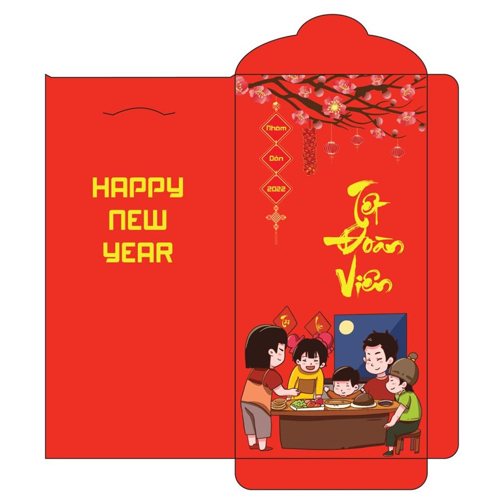 Mẫu bao lì xì Tết đẹp 7
