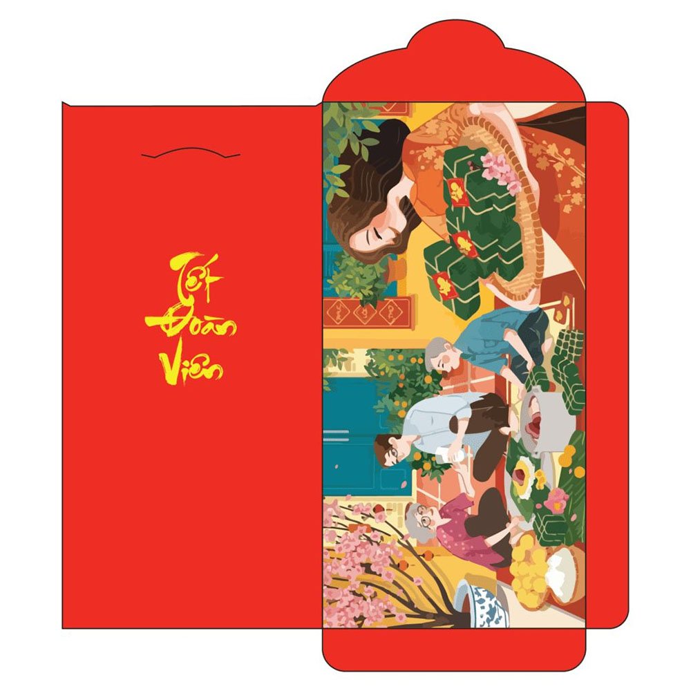 Mẫu bao lì xì Tết đẹp 5