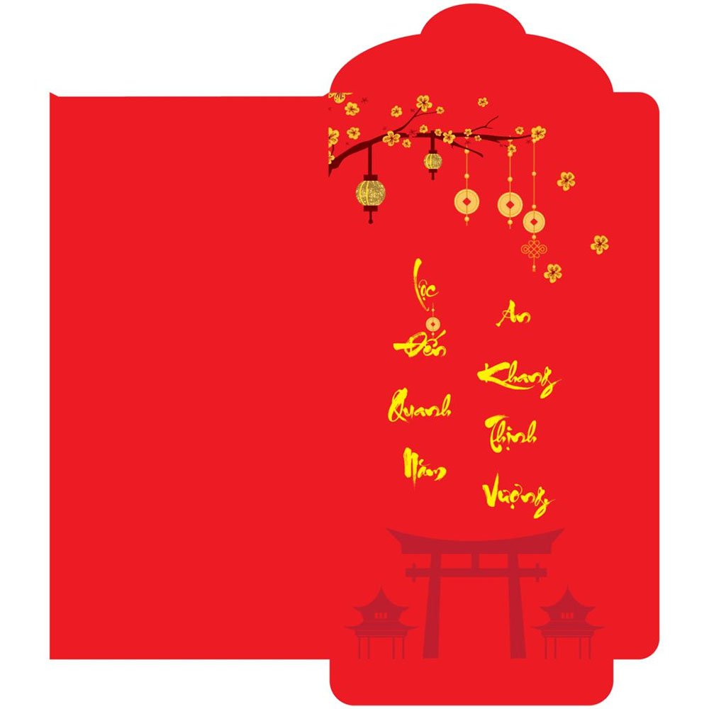 Mẫu bao lì xì Tết đẹp 1