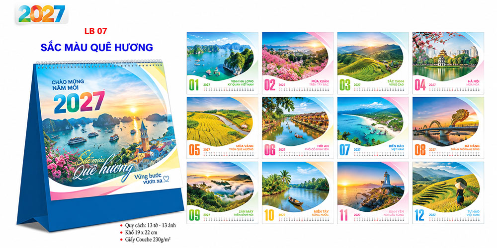 Mẫu lịch để bàn 2027 44
