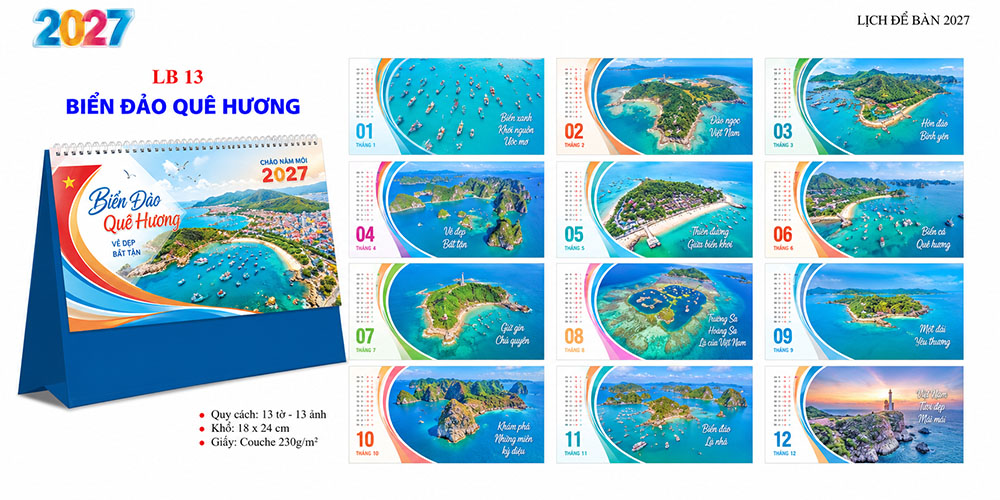 Mẫu lịch để bàn 2027 35