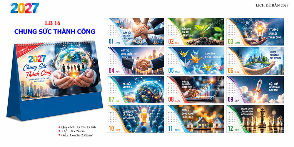 Mẫu lịch để bàn 2027 36