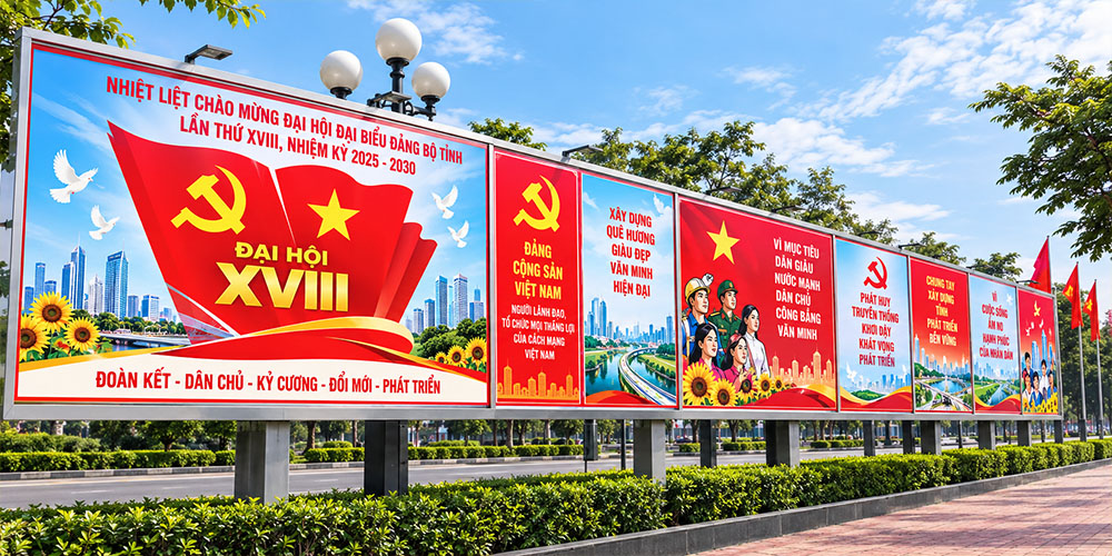 In Poster quảng cáo ngoài trời
