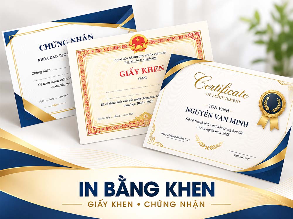 in bằng khen Hà nội