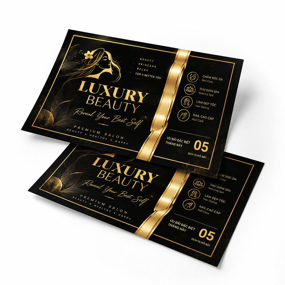 In tờ rơi quảng cáo khổ giấy a6