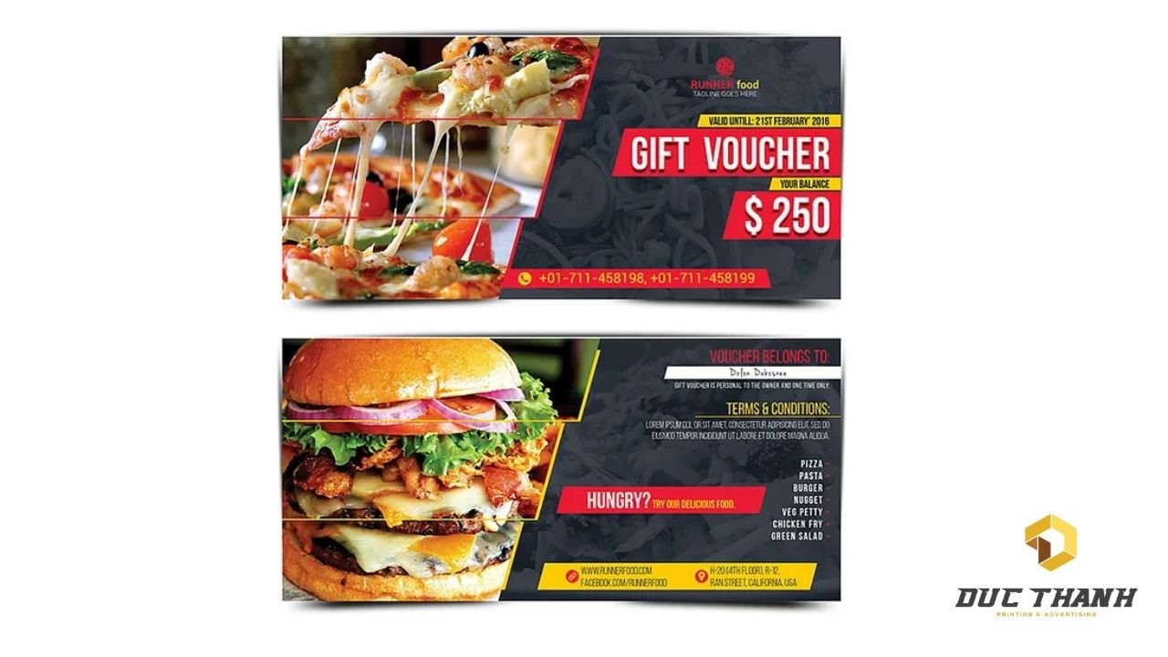 voucher nhà hàng, quán ăn, trà sữa